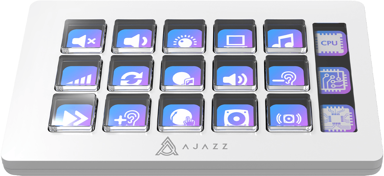 Пульт управления трансляцией Ajazz AKP153E USB White (AKP153E-W)